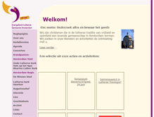 Tablet Screenshot of luthersamsterdam.nl